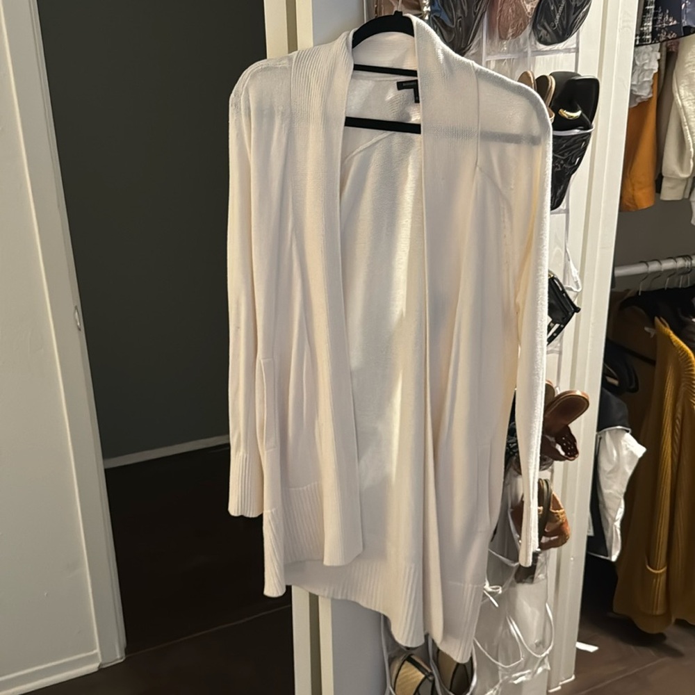 Banana Republic cream duster cardigan